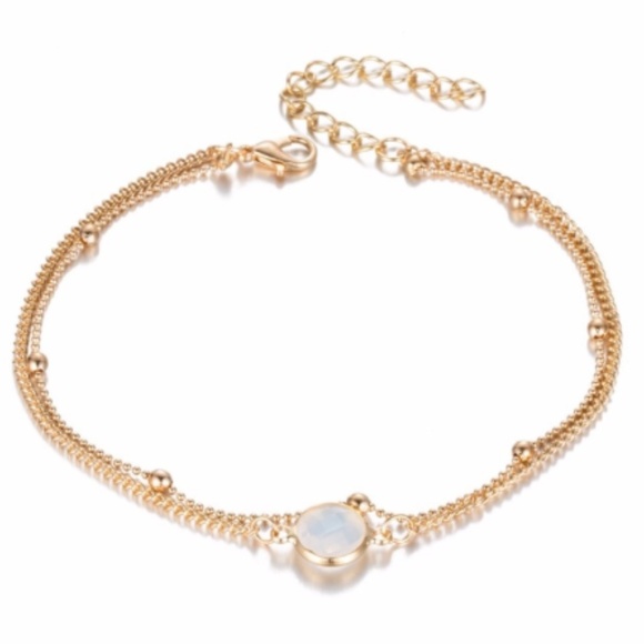 Crystal Boho Anklet Set - Picture 2 of 4